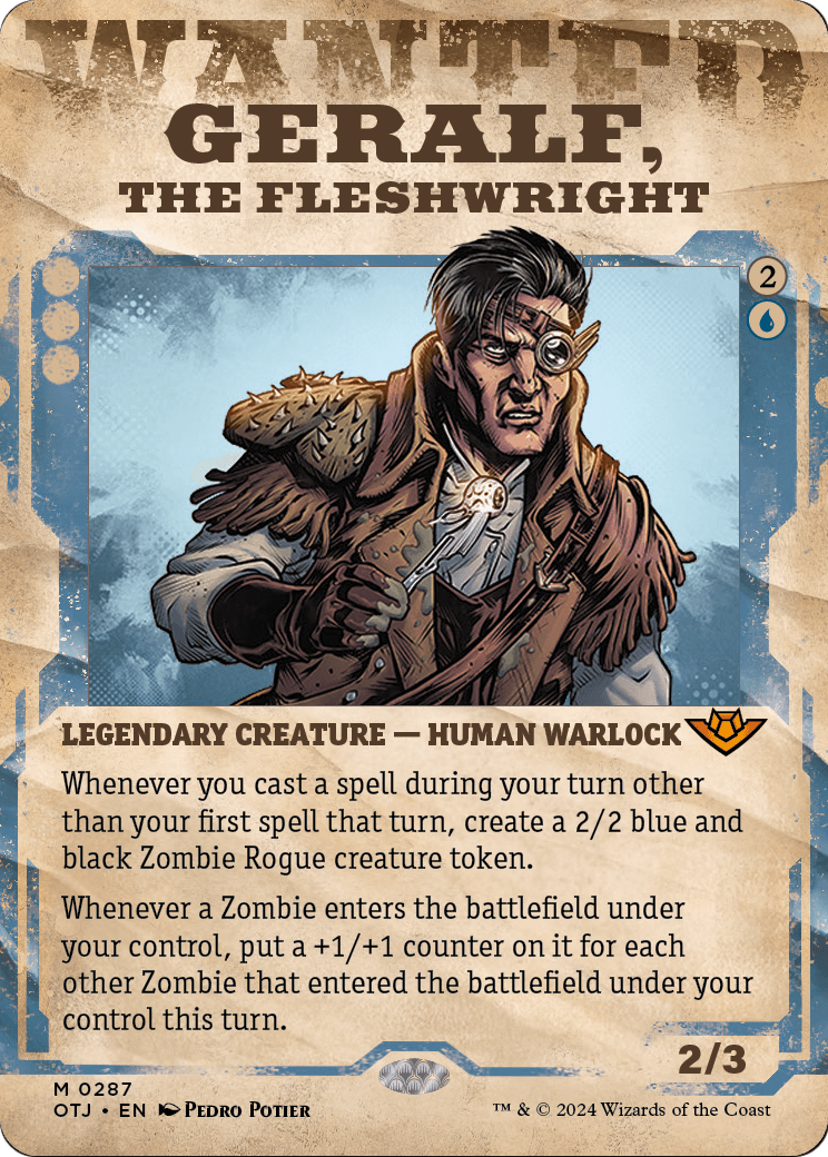 Geralf, the Fleshwright (Showcase) [Outlaws of Thunder Junction] Foil