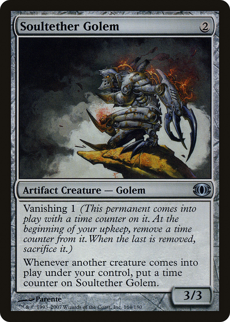 Soultether Golem [Future Sight] Foil