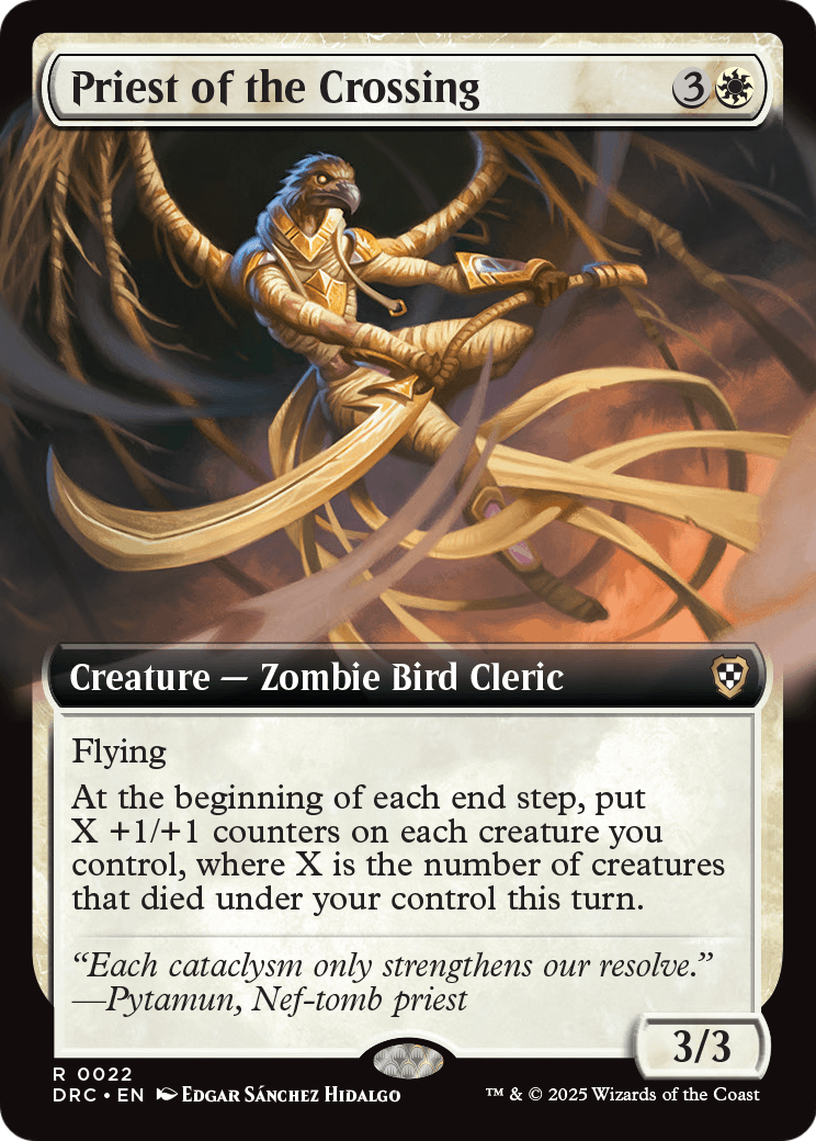 Priest of the Crossing (Extended Art) (-022) [Commander: Aetherdrift]