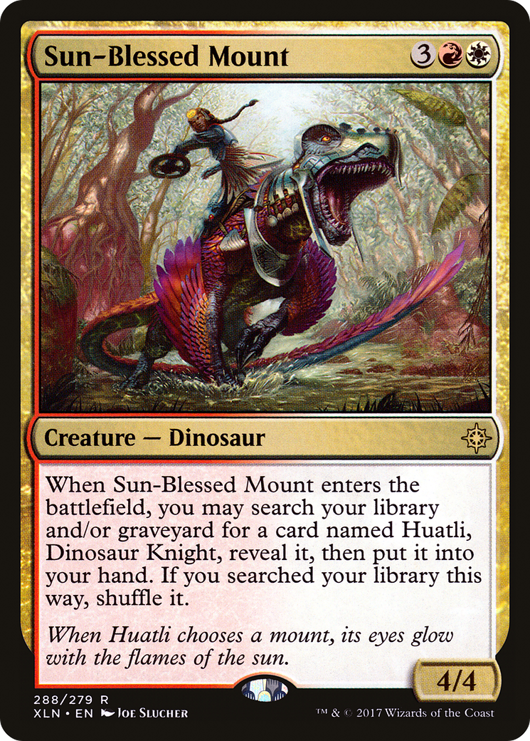 Sun-Blessed Mount (288) [Ixalan]  Foil