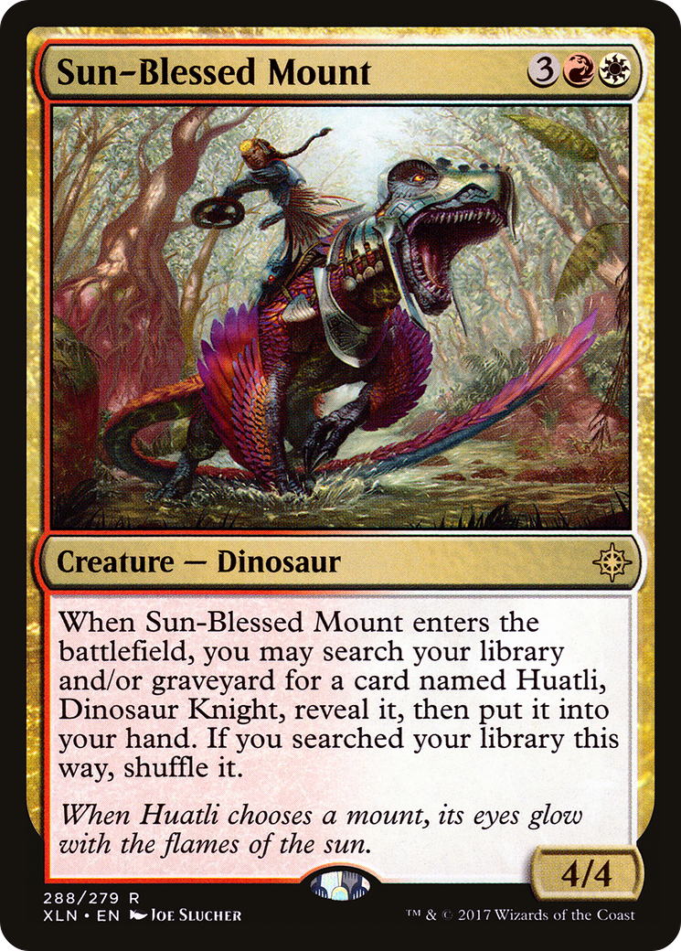 Sun-Blessed Mount (288) [Ixalan]  Foil