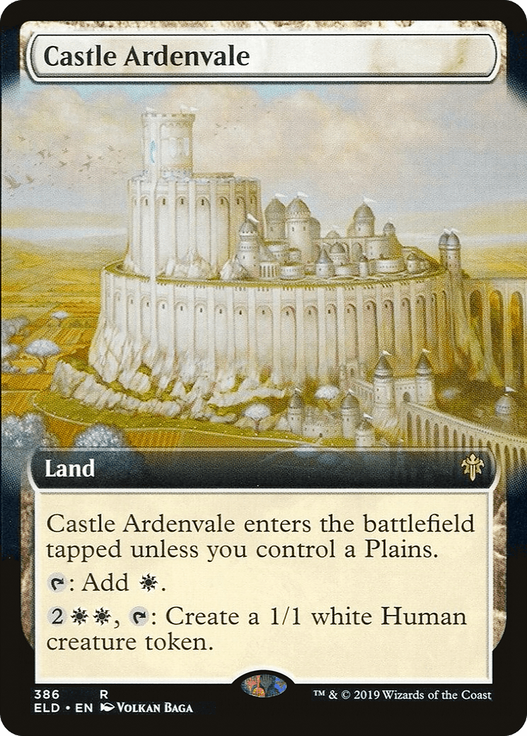 Castle Ardenvale (Extended Art) [Throne of Eldraine] Foil