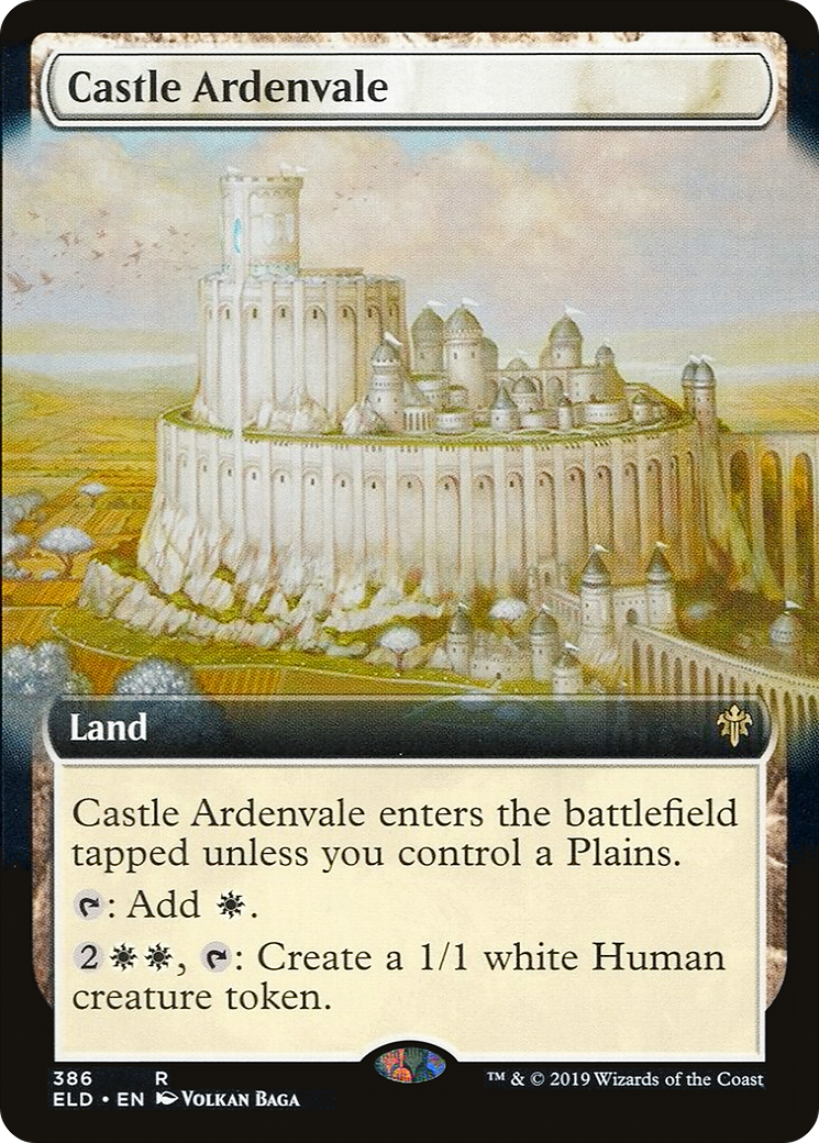 Castle Ardenvale (Extended Art) [Throne of Eldraine] Foil