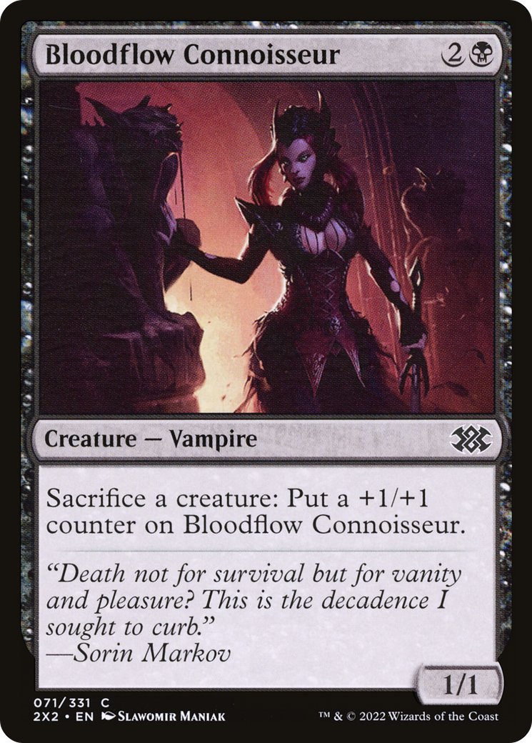Bloodflow Connoisseur [Double Masters 2022] Foil