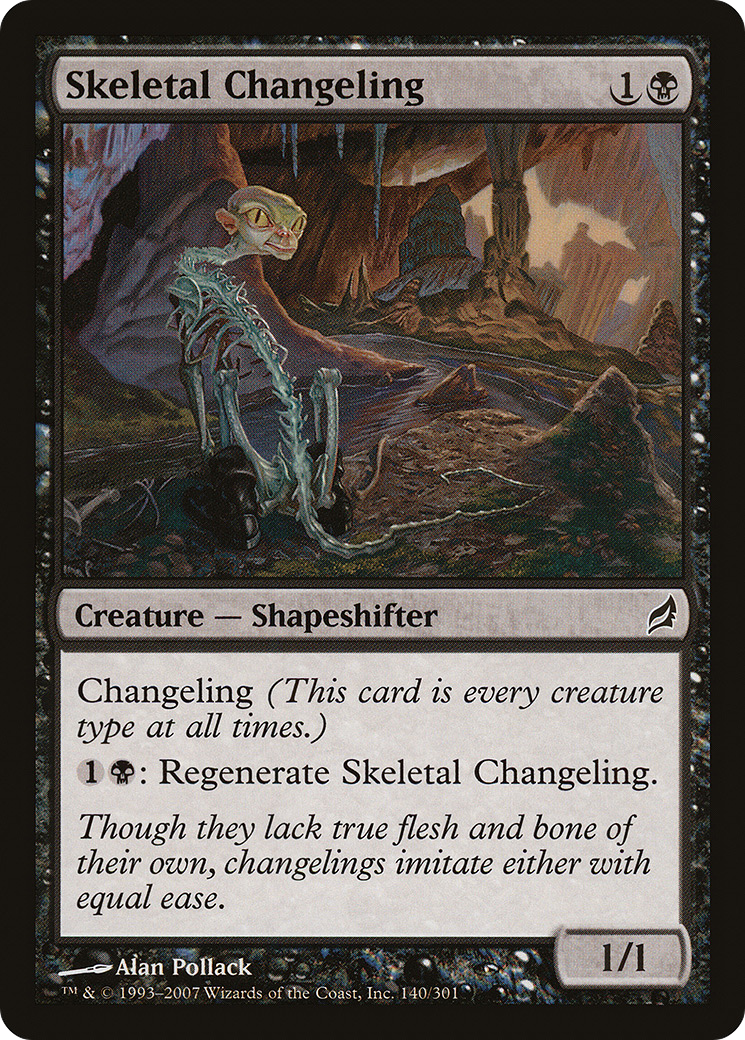 Skeletal Changeling [Lorwyn] Foil