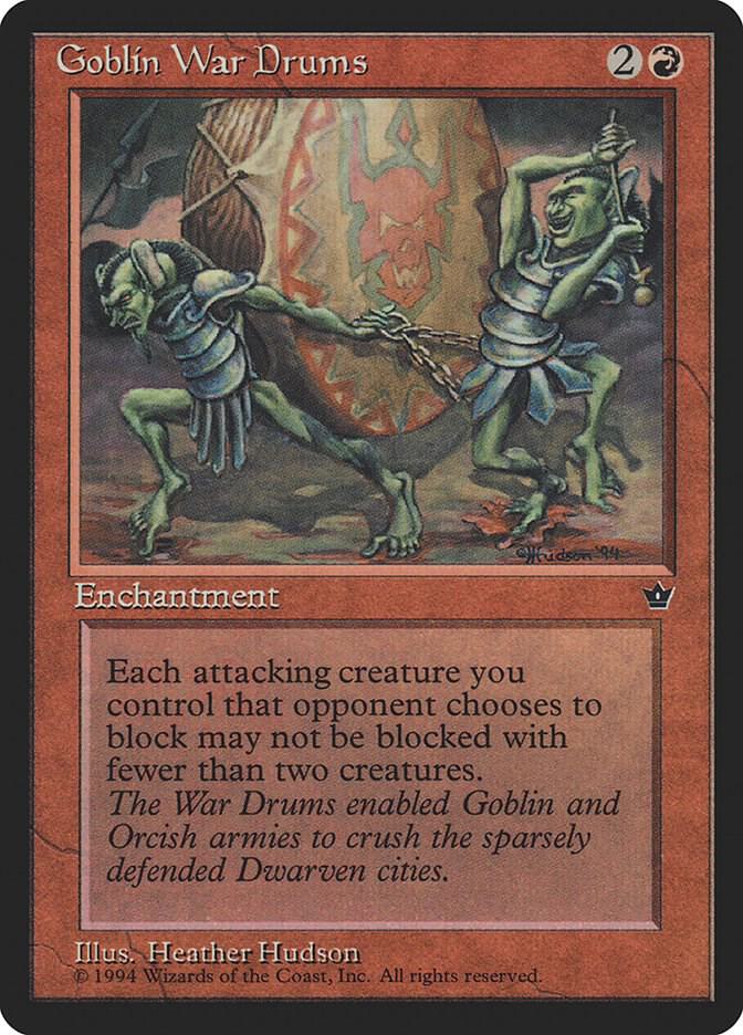 Goblin War Drums 58c/187 (Fallen Empires) 