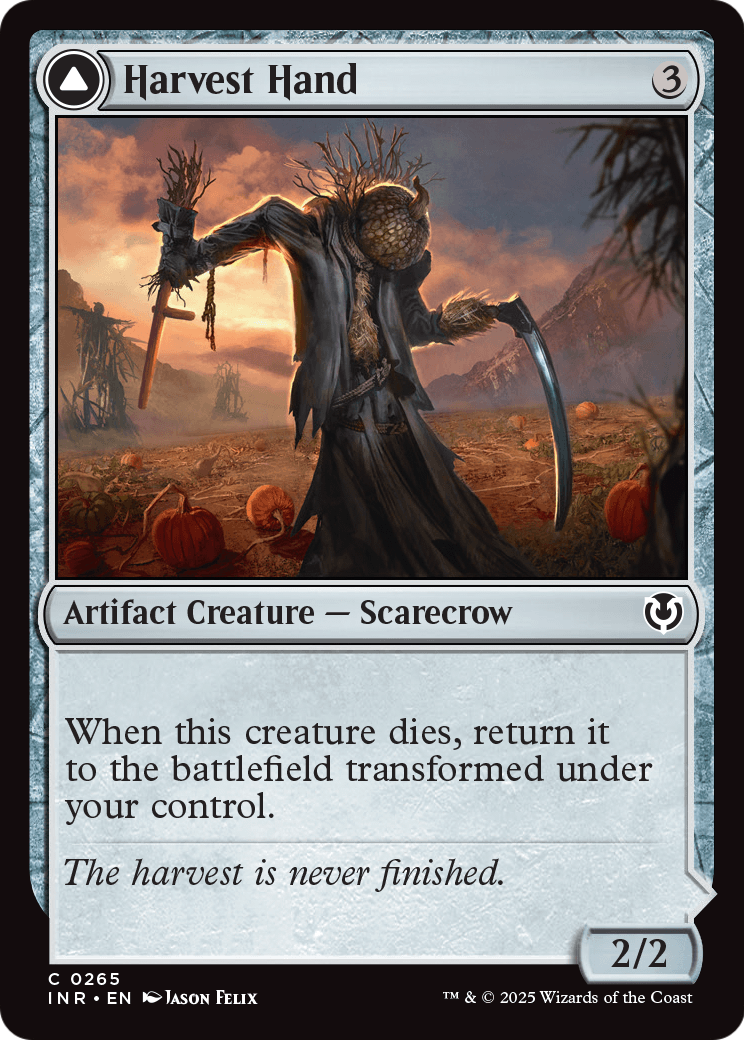Harvest Hand (-265) [Innistrad Remastered]
