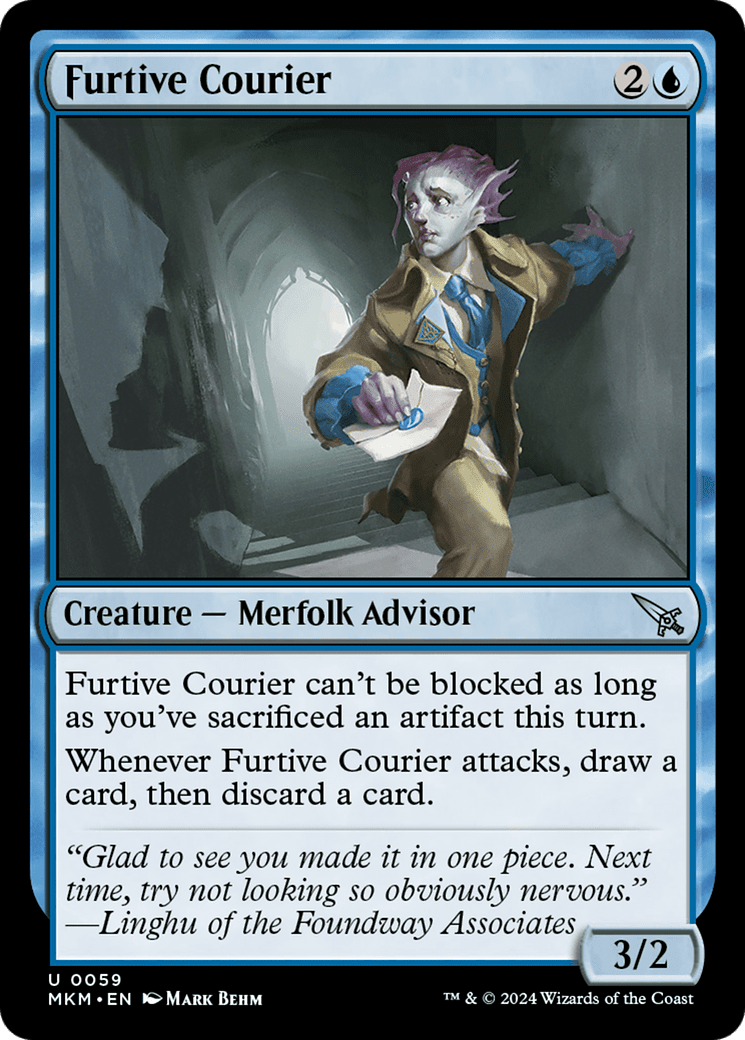 Furtive Courier [Murders at Karlov Manor] Foil