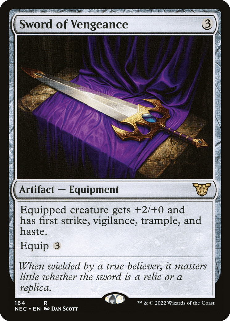 Sword of Vengeance [Kamigawa: Neon Dynasty Commander]