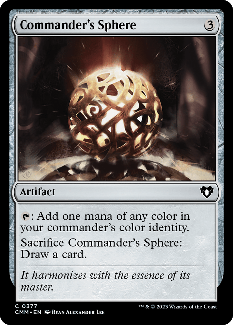 Commander's Sphere [Commander Masters] Foil
