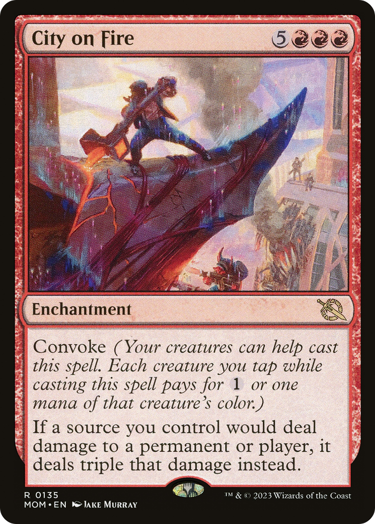 City on Fire [March of the Machine] Foil