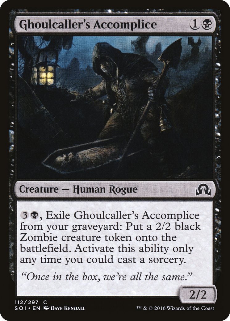 Ghoulcaller's Accomplice [Shadows over Innistrad] Foil