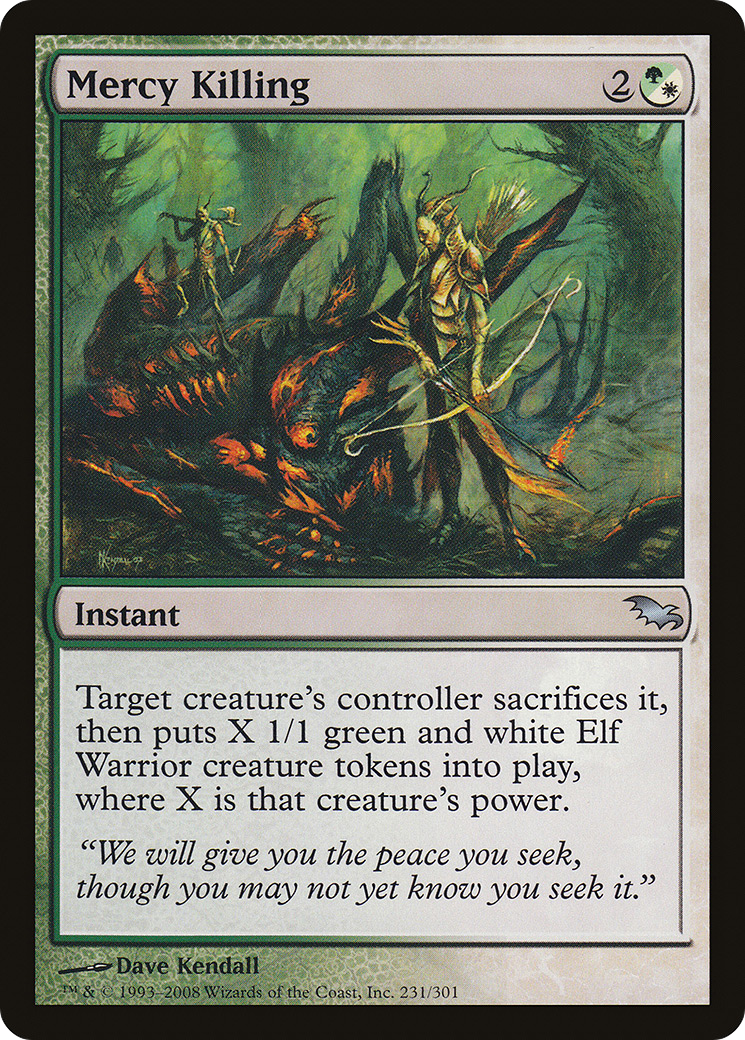 Mercy Killing [Shadowmoor] Foil