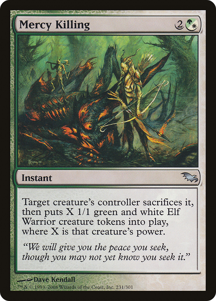 Mercy Killing [Shadowmoor] Foil