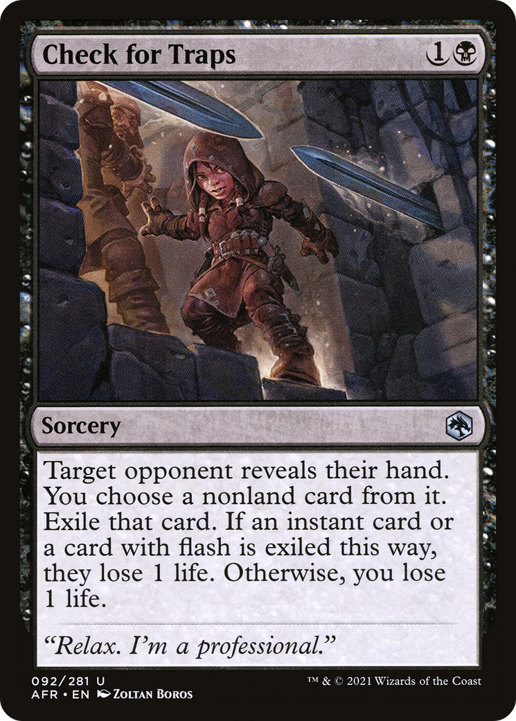 Check for Traps [Dungeons & Dragons: Adventures in the Forgotten Realms] Foil