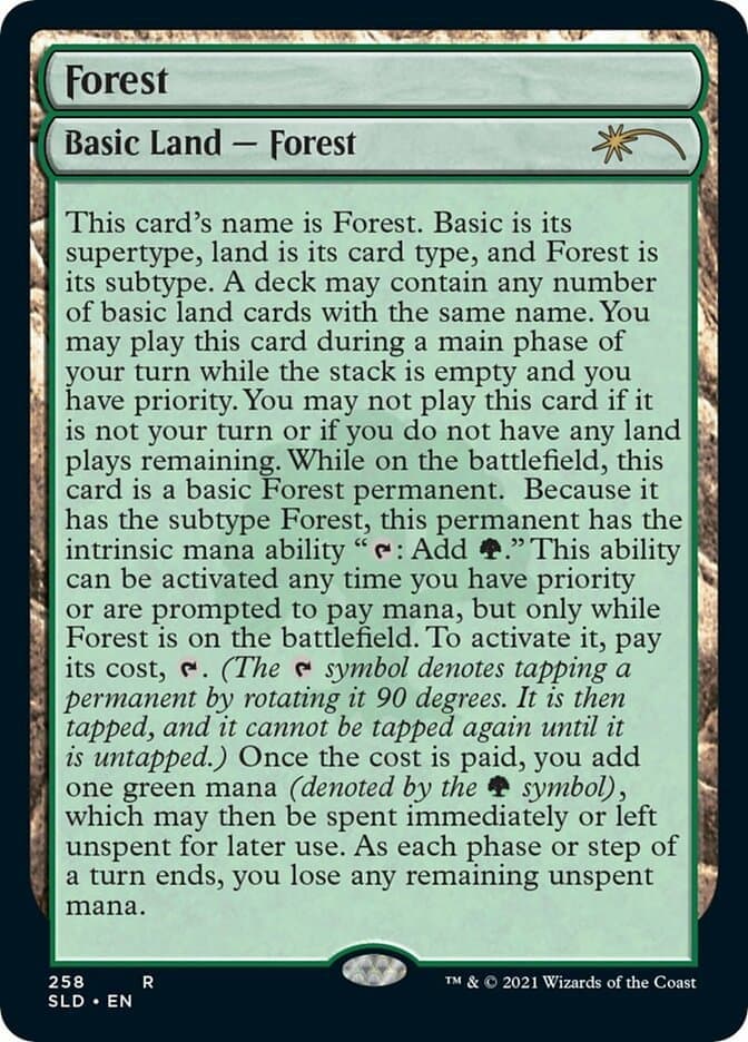 Forest (258) [Secret Lair Drop Series] Foil
