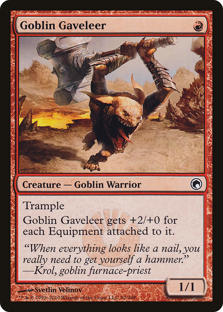Goblin Gaveleer [Scars of Mirrodin] Foil