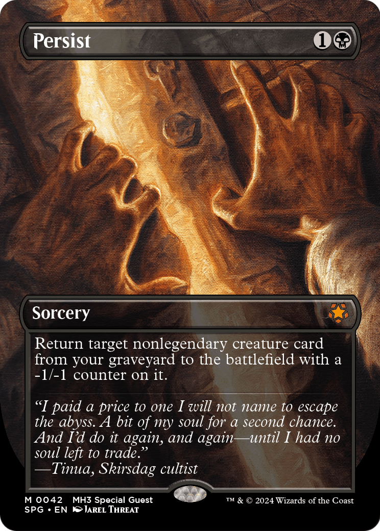 Persist (Borderless) [Modern Horizons 3 Special Guests] Foil