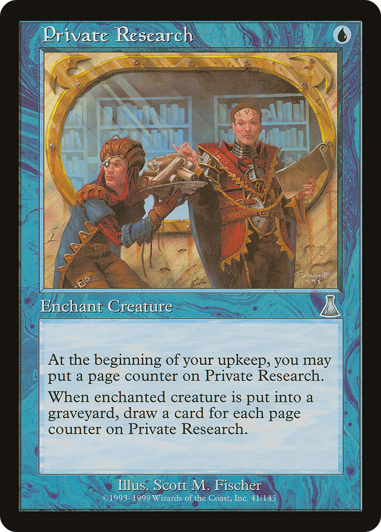 Private Research [Urza's Destiny] Foil