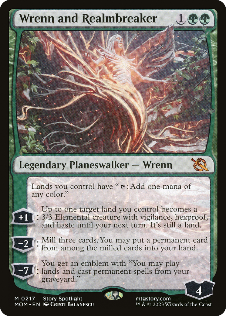 Wrenn and Realmbreaker [March of the Machine] Foil