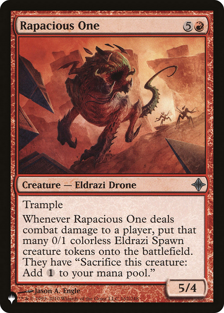 Rapacious One |  (ROE-162) [The List]