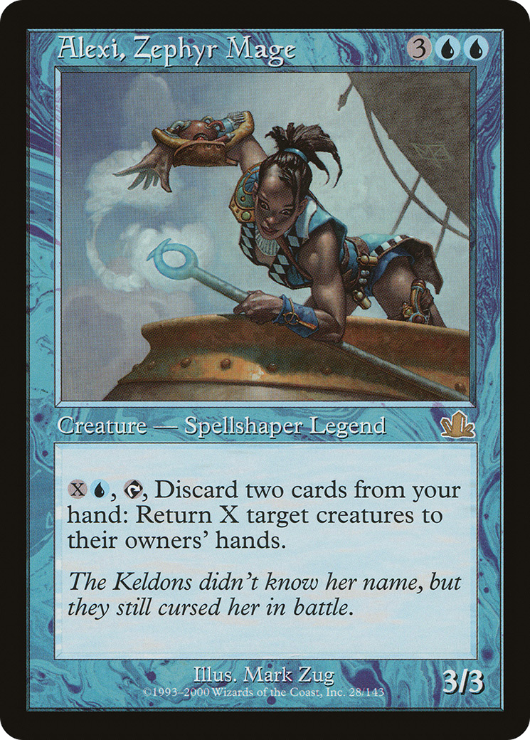 Alexi, Zephyr Mage [Prophecy] Foil