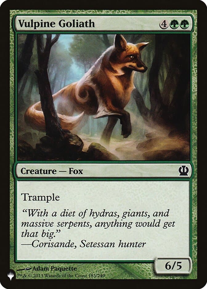 Vulpine Goliath |  (THS-183) [The List]
