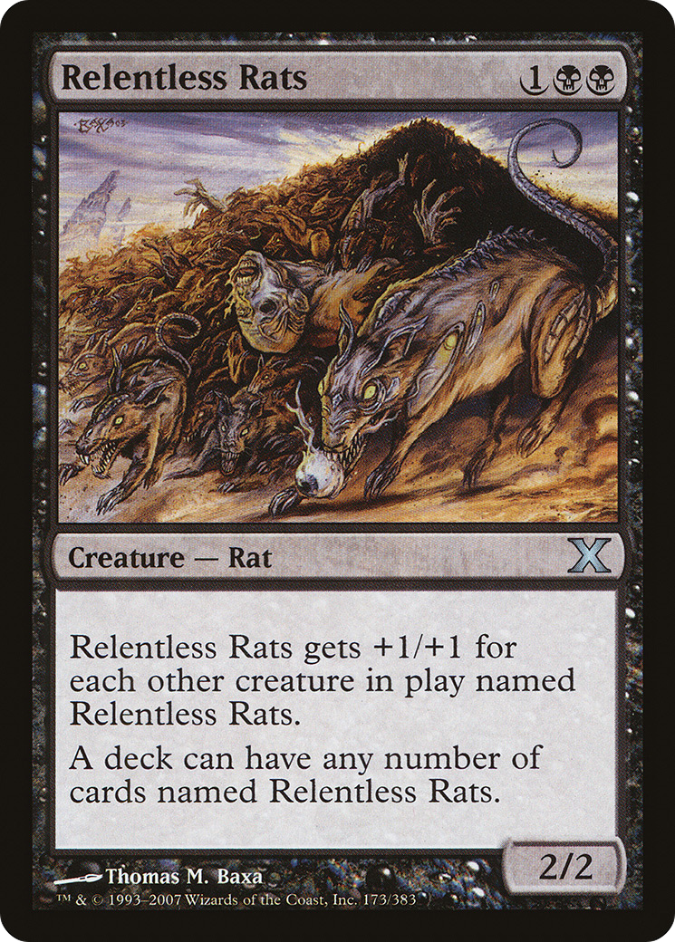 Relentless Rats [Tenth Edition] Foil