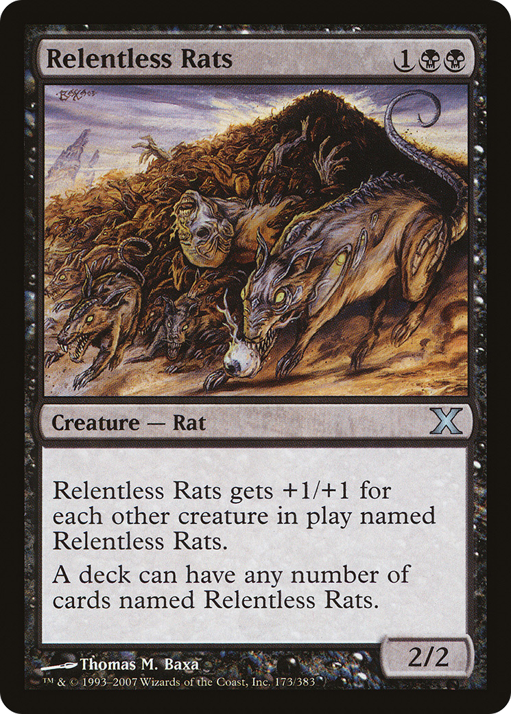 Relentless Rats [Tenth Edition] Foil