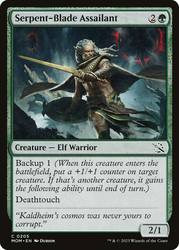 Serpent-Blade Assailant [March of the Machine] Foil