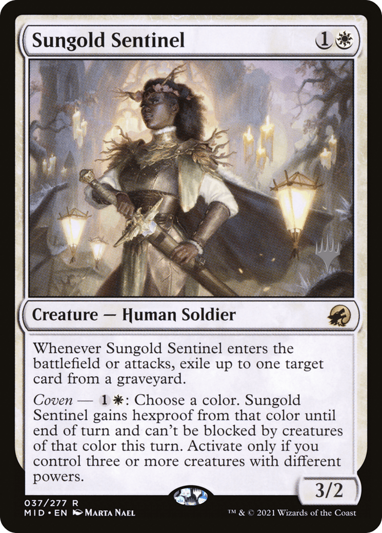 Sungold Sentinel (Promo Pack) [Innistrad: Midnight Hunt Promos]