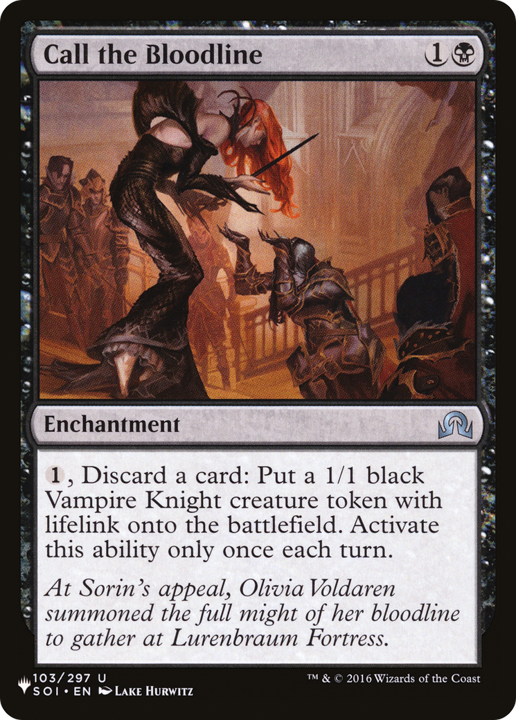 Call the Bloodline |  (SOI-103) [The List]