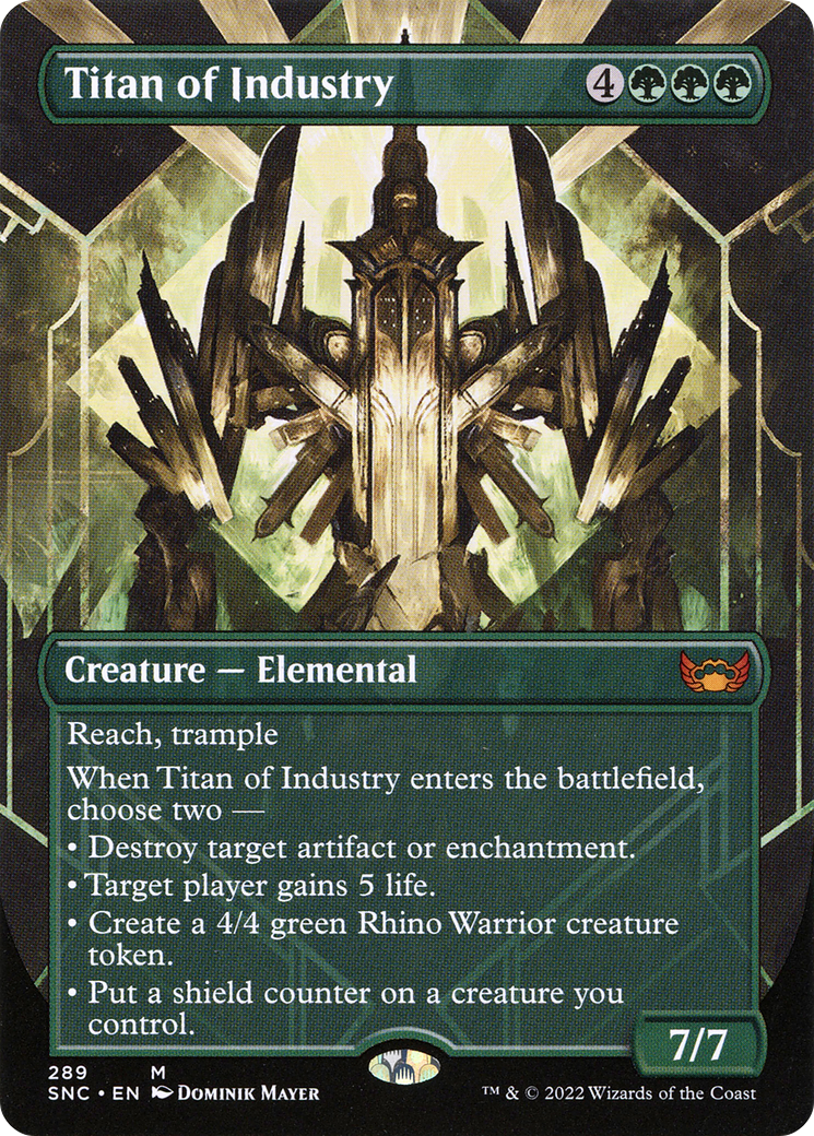 Titan of Industry (Borderless Alternate Art) [Streets of New Capenna]