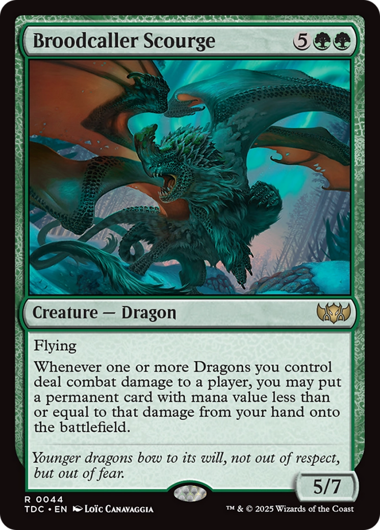 Broodcaller Scourge (044) [Commander: Tarkir: Dragonstorm]