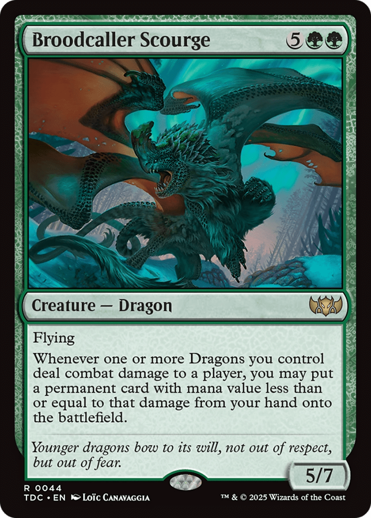Broodcaller Scourge (044) [Commander: Tarkir: Dragonstorm]