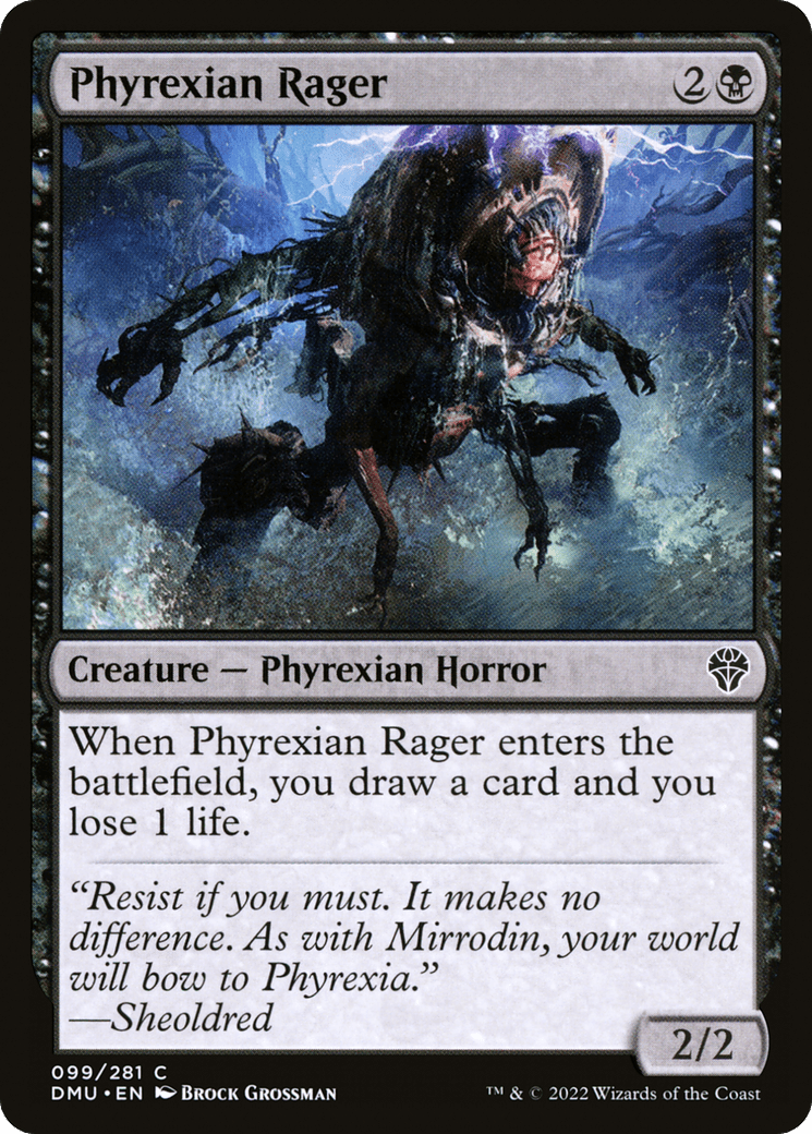 Phyrexian Rager [Dominaria United] Foil