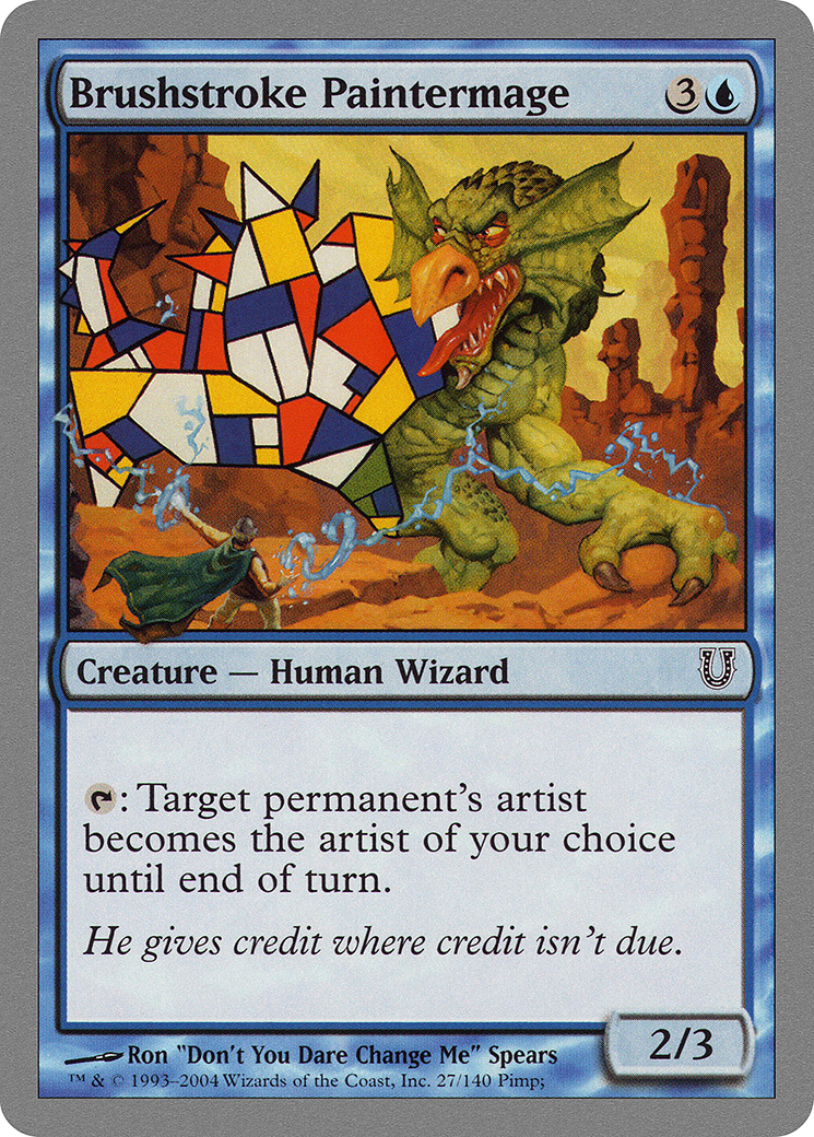 Brushstroke Paintermage [Unhinged] Foil