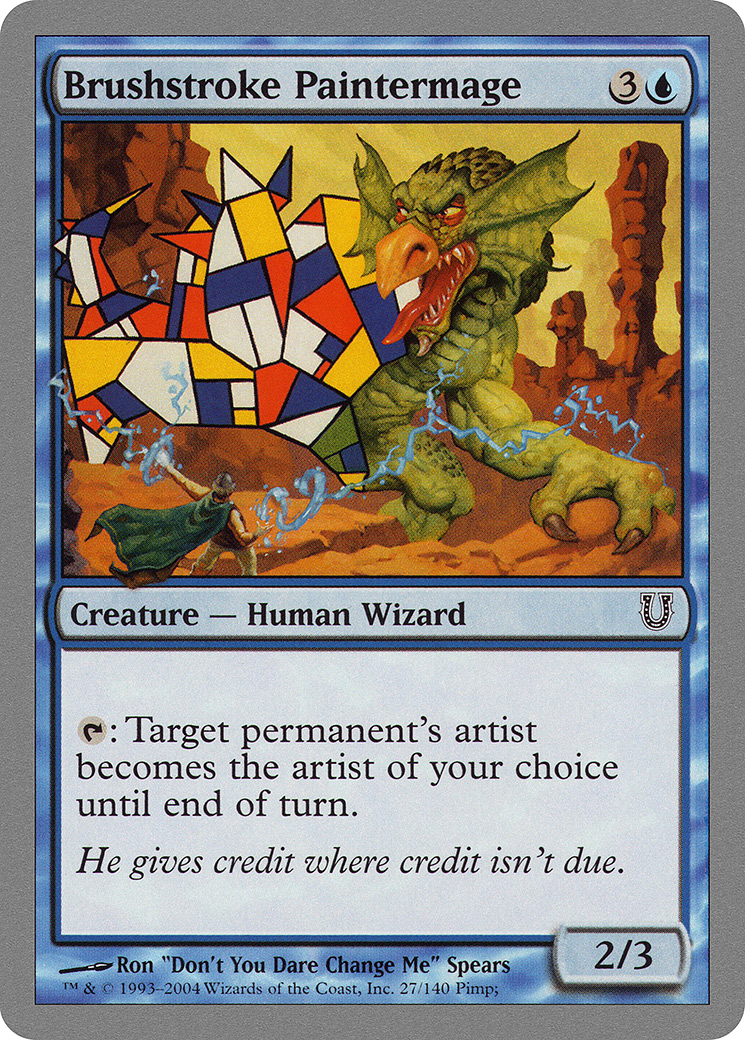 Brushstroke Paintermage [Unhinged] Foil