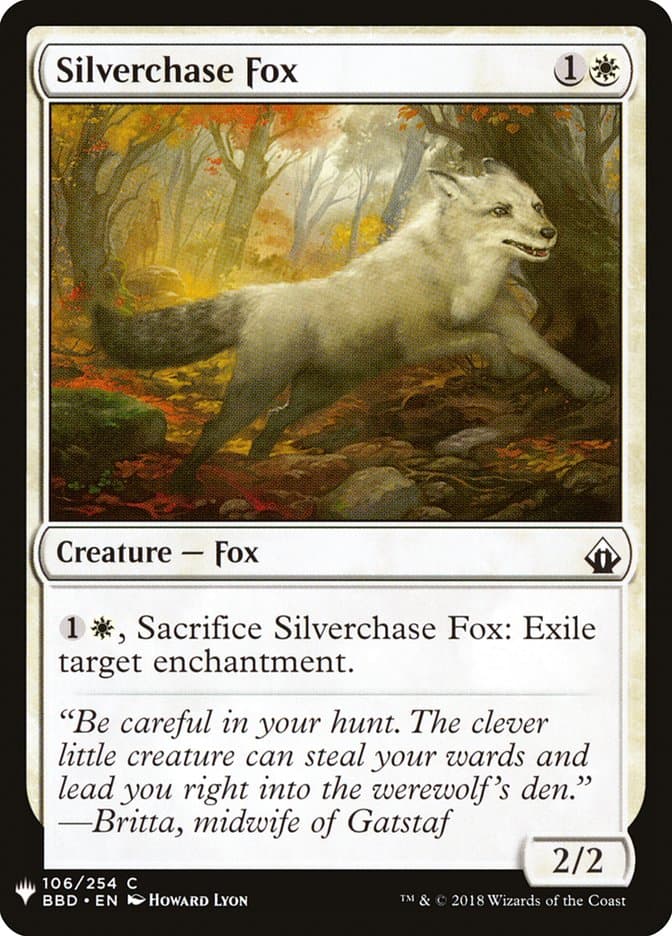 Silverchase Fox |  (BBD-106) [The List]