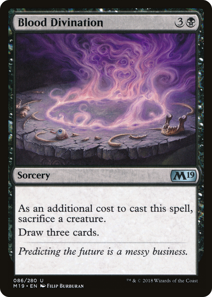 Blood Divination [Core Set 2019] Foil