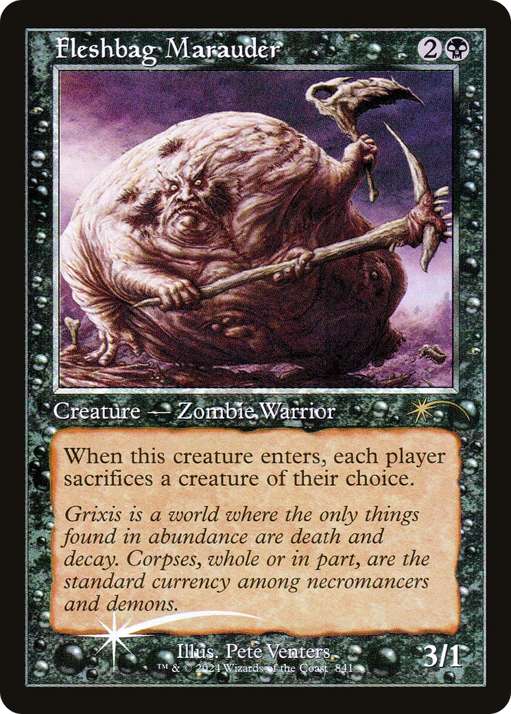Fleshbag Marauder (841) (Retro Frame) (841) [Secret Lair Drop Series]  Foil