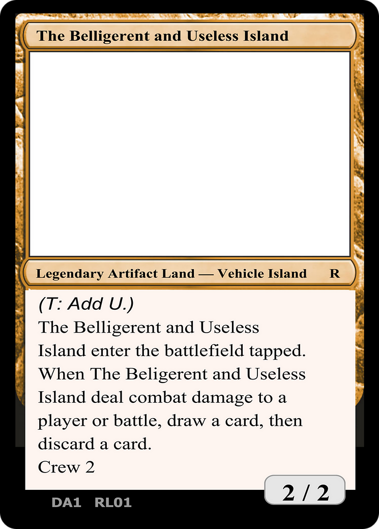 The Belligerent and Useless Island (DA1-RL01A) - Unknown Event