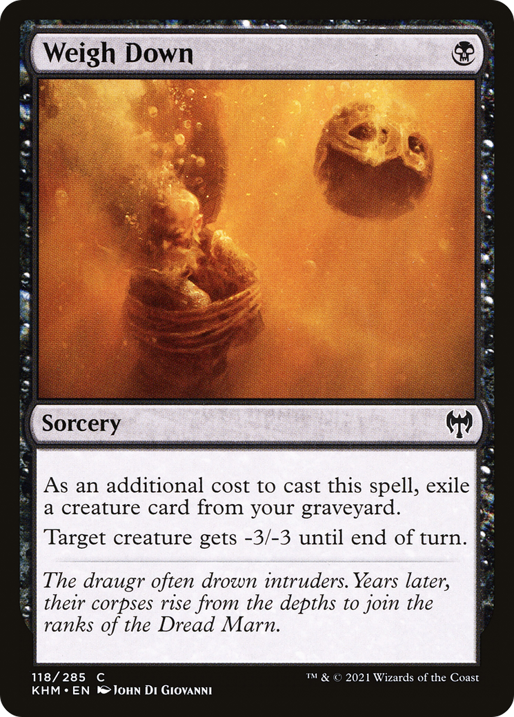 Weigh Down [Kaldheim] Foil