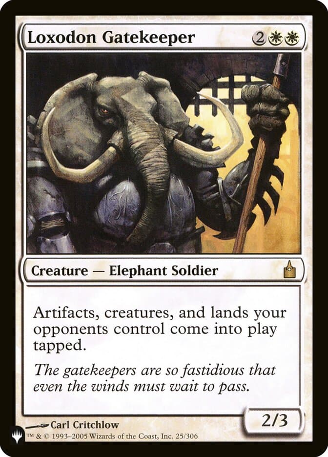 Loxodon Gatekeeper |  (RAV-25) [The List]