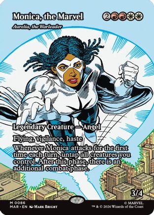 Monica, the Marvel - Aurelia, the Warleader (Borderless) |  (086) [Marvel Universe Eternal-Legal]
