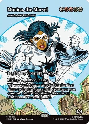 Monica, the Marvel - Aurelia, the Warleader (Borderless) |  (086) [Marvel Universe Eternal-Legal]