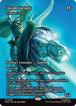 Doom Variant - Roaming Throne (Borderless) |  (099) [Marvel Universe Eternal-Legal]