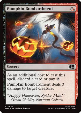 Pumpkin Bombardment |  (822) [Commander: Marvel Super Heroes]