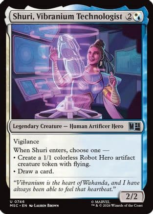 Shuri, Vibranium Technologist |  (746) [Commander: Marvel Super Heroes]