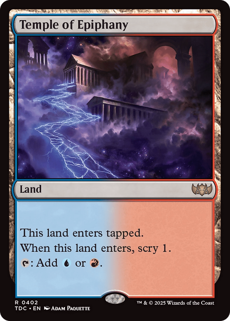 Temple of Epiphany (402) [Commander: Tarkir: Dragonstorm]